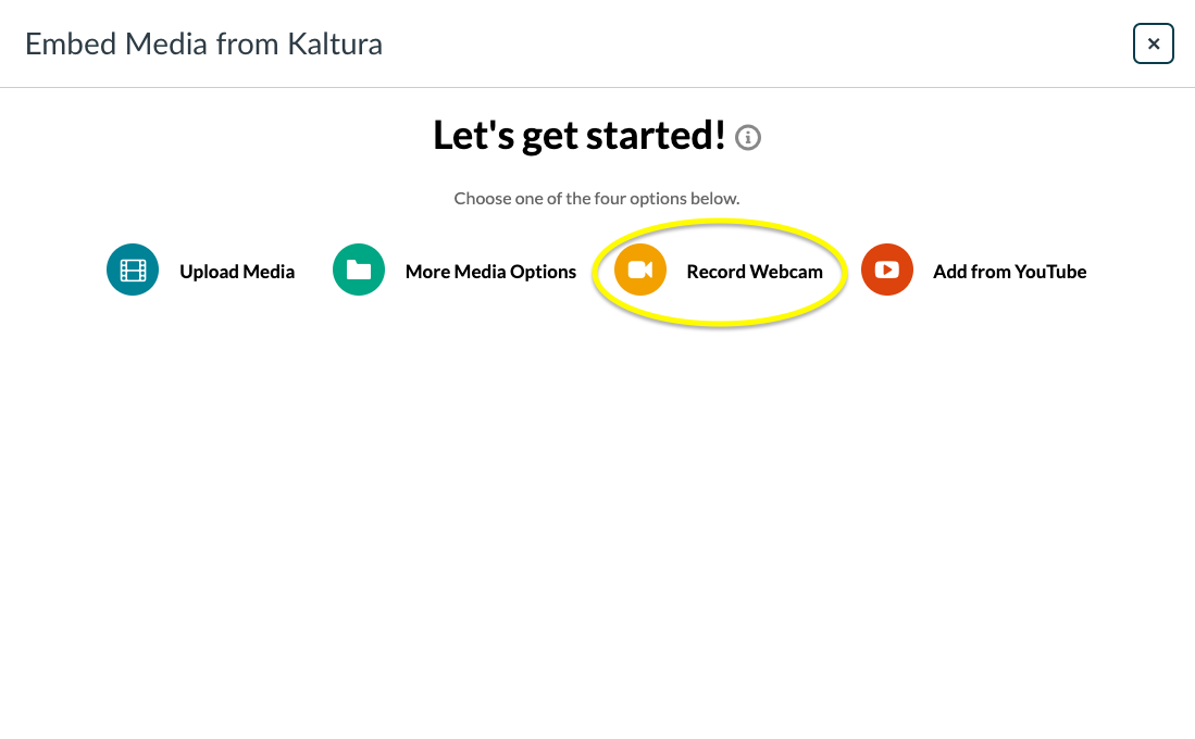 how to upload kaltura video to canvas assignment